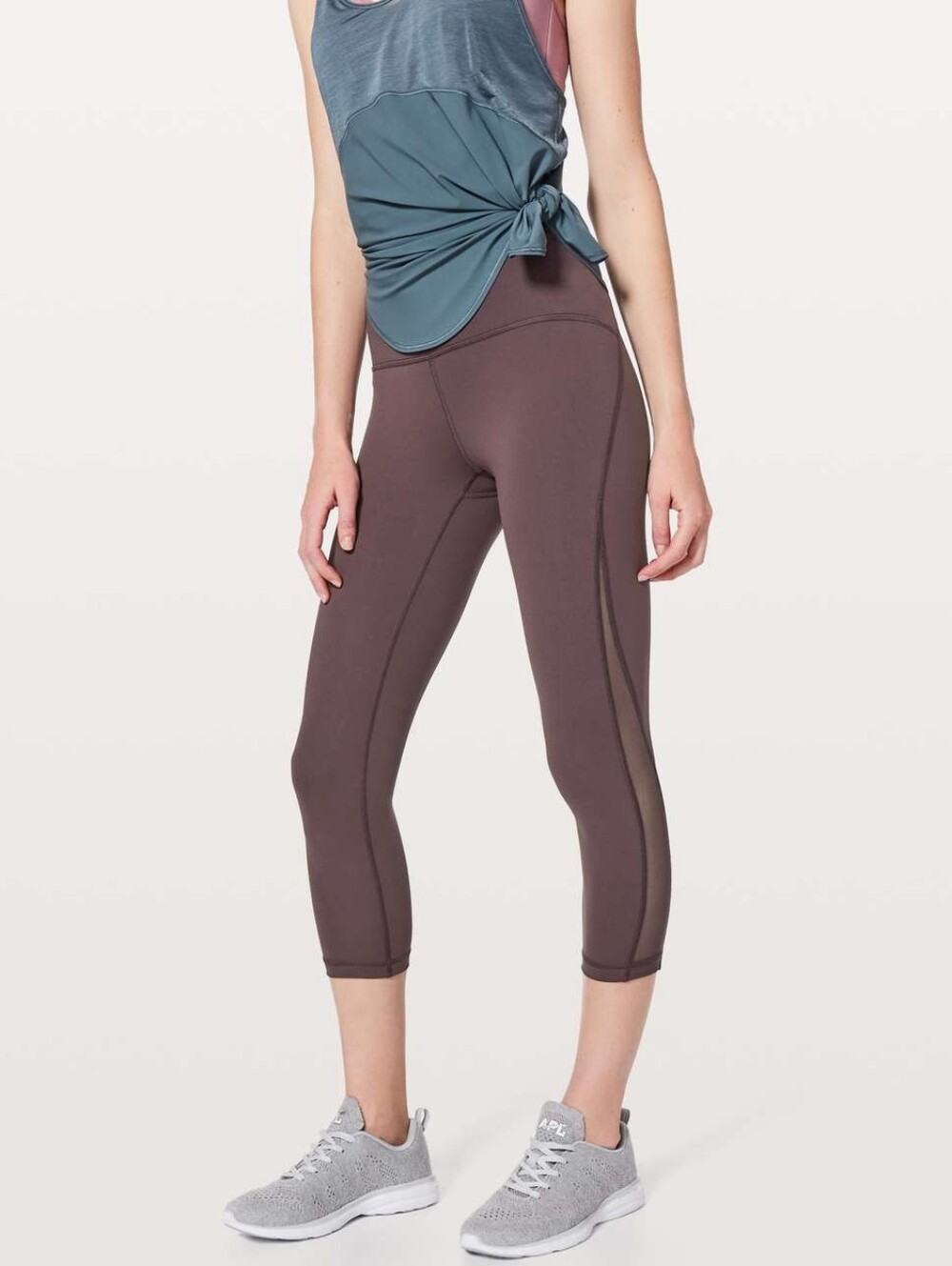 Lululemon Train Times Crop *21"Vintage Grape
